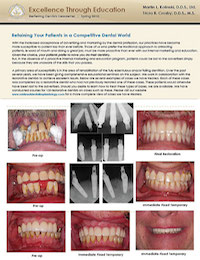 Referring Dentist Newsletter Spring 2010