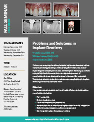 2022 Fall Seminar – Problems and Solutions in Implant Dentistry Document