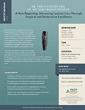 A New Beginning: Advancing Implant Care Through Surgical and Restorative Excellence Document
