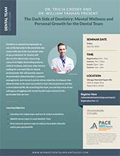 The Dark Side of Dentistry: Mental Wellness and Personal Growth for the Dental Team Document